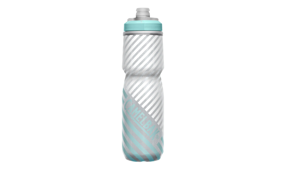 BIDON CAMELBAK PODIUM CHILL OUTDOOR GREY/TEAL DTRIPE 600ML de Quino Bike