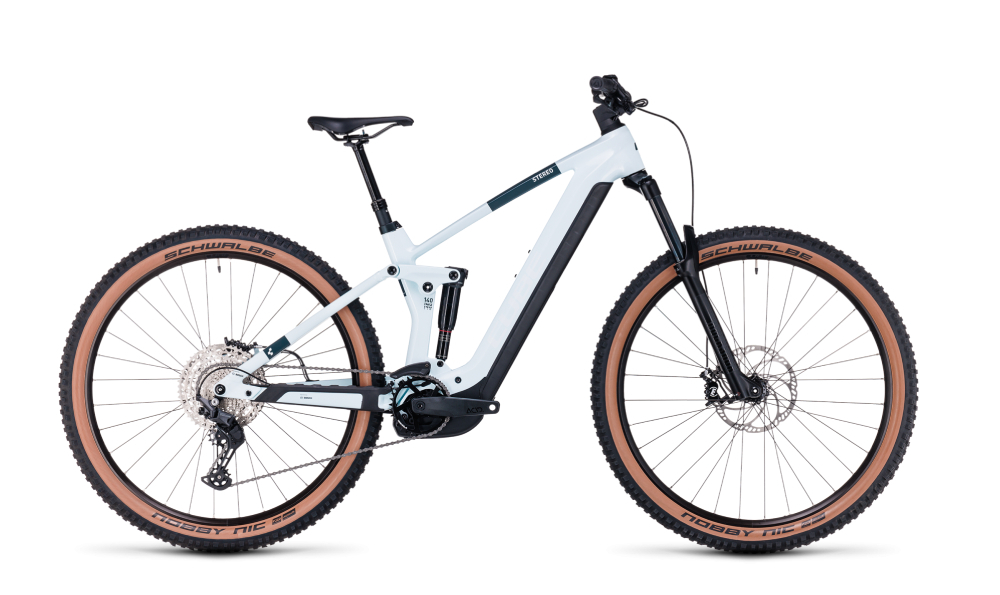 BICICLETA CUBE STEREO HYBRID 140 HPC PRO FROSTWHITE GREY de Quino Bike