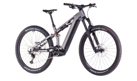 BICICLETA CUBE STEREO HYBRID ONE44 HPC SLX SLABGREY ORANGE de Quino Bike