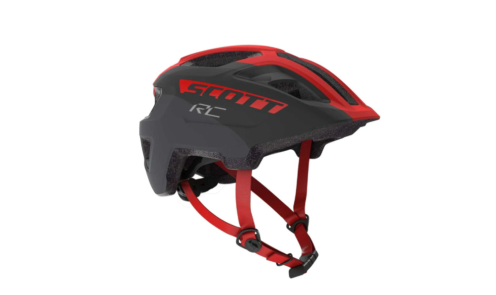 CASCO SCOTT SPUNTO JUNIOR GREY RED RC de Quino Bike