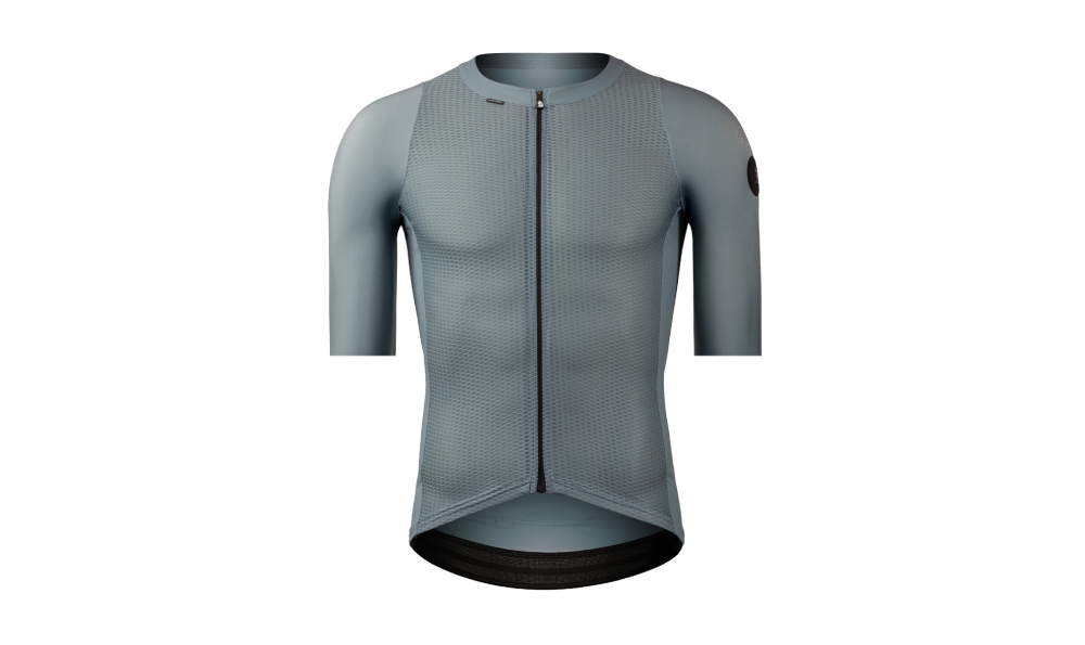 MAILLOT ETXEONDO M/C GARA GRIS AZULADO de Quino Bike