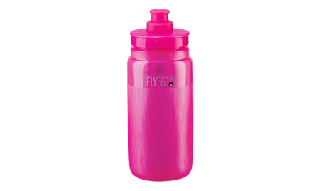 BIDON ELITE FLY TEX ROSA FLUOR 550ML de Quino Bike
