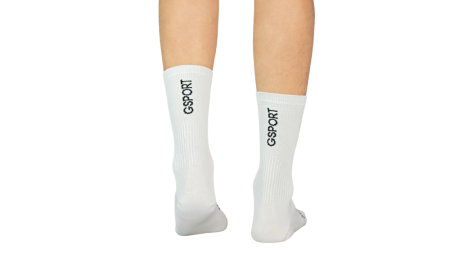 CALCETIN GSPORT ONE LOGO WHITE de Quino Bike