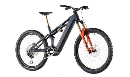 BICICLETA CUBE STEREO HYBRID ONE77 HPC SLT GALAXY ORANGE /26 de Quino Bike