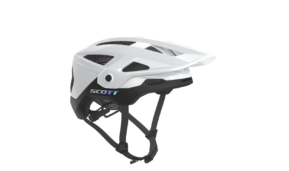 CASCO SCOTT STEGO PLUS CE WHITE-BLACK de Quino Bike