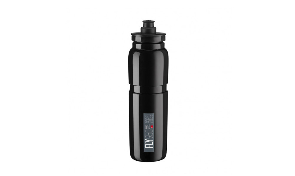 BIDON ELITE FLY NEGRO 950ML de Quino Bike