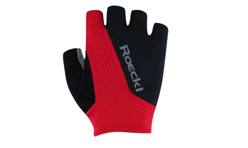 GUANTES ROECKL BELLUNO PERFORMANCE NEGRO-ROJO de Quino Bike