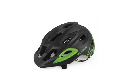 CASCO GES SUMMIT MTB VERDE FLUOR NEGRO QUINO BIKE